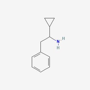 molecular formula C11H15N B1647977 1-Cyclopropyl-2-phenylethanamine 
