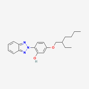 molecular formula C20H25N3O2 B1647979 2-(2H-benzotriazol-2-yl)-5-[(2-ethylhexyl)oxy]Phenol 