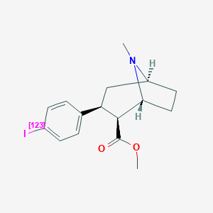 molecular formula C16H20INO2 B164798 Iometopane (123I) CAS No. 136794-86-0