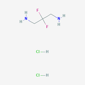 molecular formula C3H10Cl2F2N2 B1647980 2,2-二氟丙烷-1,3-二胺二盐酸盐 CAS No. 133186-53-5