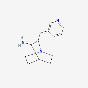 molecular formula C13H19N3 B1647981 2-(Pyridin-3-ylmethyl)quinuclidin-3-amine 