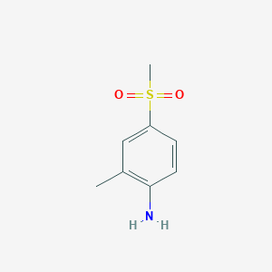 molecular formula C8H11NO2S B1647982 2-Methyl-4-(methylsulfonyl)aniline CAS No. 252562-00-8
