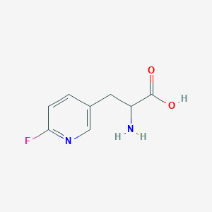 2-Amino-3-(6-fluoropyridin-3-yl)propanoic acid