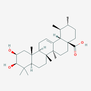 molecular formula C30H48O4 B1647995 2β-羟基熊果酸 