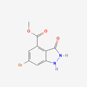 Methyl 6-bromo-3-oxo-1,2-dihydroindazole-4-carboxylate