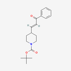 1-Boc-4-(3-Oxo-3-phenylpropenyl)piperidine