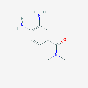 molecular formula C11H17N3O B1648036 3,4-Diamino-n,n-diethylbenzamide 