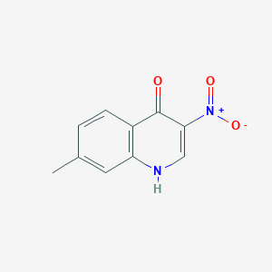 molecular formula C10H8N2O3 B1648053 7-Methyl-3-nitro-quinolin-4-ol 