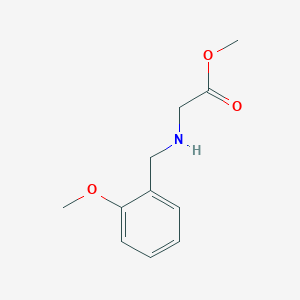 molecular formula C11H15NO3 B1648055 Methyl 2-(2-methoxybenzylamino)acetate 