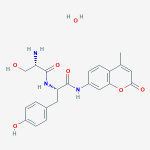 molecular formula C22H25N3O7 B1648061 H-Ser-tyr-amc hydrate 