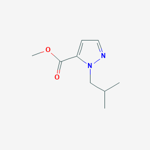 molecular formula C9H14N2O2 B1648087 Methyl 1-isobutyl-1H-pyrazole-5-carboxylate 