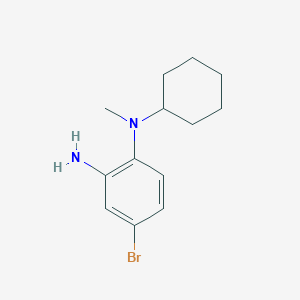 molecular formula C13H19BrN2 B1648100 N-(2-Amino-4-bromophenyl)-N-cyclohexyl-N-methylamine CAS No. 1016813-61-8