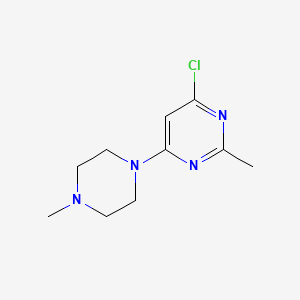 molecular formula C10H15ClN4 B1648164 4-クロロ-2-メチル-6-(4-メチルピペラジン-1-イル)ピリミジン CAS No. 1017782-75-0