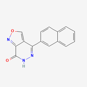 molecular formula C15H9N3O2 B1648168 4-(2-naphthyl)isoxazolo[3,4-d]pyridazin-7(6H)-one CAS No. 952182-91-1