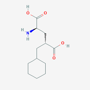 molecular formula C12H21NO4 B1648169 (2R,4R)-2-Amino-4-(cyclohexylmethyl)pentanedioic acid 