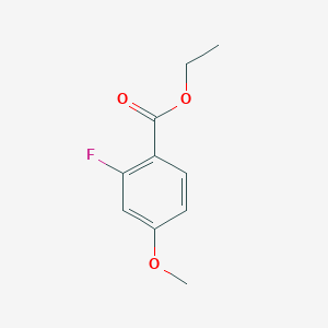 molecular formula C10H11FO3 B1648229 Ethyl 2-fluoro-4-methoxybenzoate CAS No. 773135-34-5