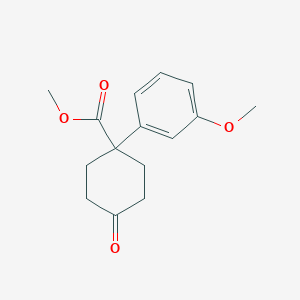 molecular formula C2H5Cl2NO2S B1648253 Methyl 1-(3-Methoxyphenyl)-4-oxocyclohexanecarboxylate CAS No. 63383-54-0