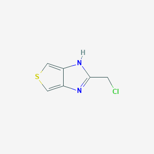 molecular formula C6H5ClN2S B1648263 2-(chloromethyl)-1H-thieno[3,4-d]imidazole 