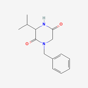 1-Benzyl-3-propan-2-ylpiperazine-2,5-dione