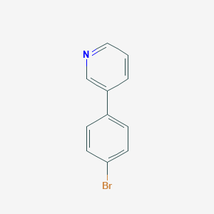 molecular formula C11H8BrN B164829 3-(4-溴苯基)吡啶 CAS No. 129013-83-8