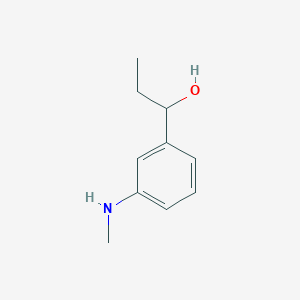 molecular formula C10H15NO B1648291 3-Methylaminophenylpropanol 