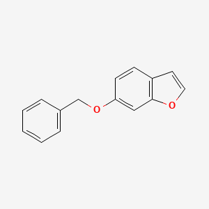 molecular formula C15H12O2 B1648318 6-(Benzyloxy)benzofuran 