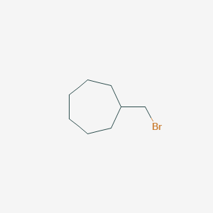 molecular formula C8H15B B1648319 (Bromomethyl)cycloheptane CAS No. 3814-32-2