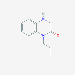 molecular formula C11H14N2O B1648334 1-Propyl-3,4-dihydroquinoxalin-2(1H)-one CAS No. 66366-87-8