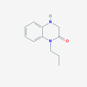 molecular formula C11H14N2O B1648334 1-丙基-3,4-二氢喹喔啉-2(1H)-酮 CAS No. 66366-87-8