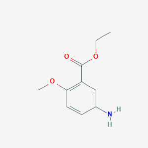 molecular formula C10H13NO3 B1648372 Ethyl 5-amino-2-methoxybenzoate 