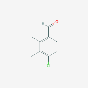 molecular formula C9H9ClO B1648381 4-氯-2,3-二甲基苯甲醛 CAS No. 1349716-28-4