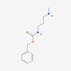 molecular formula C12H18N2O2 B1648387 1-Cbz-amino-3-methylamino-propane 