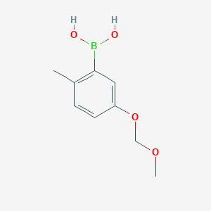 molecular formula C9H13BO4 B1648408 5-(甲氧基甲氧基)-2-甲基苯硼酸 CAS No. 341006-18-6