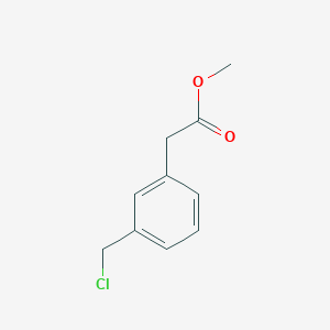 molecular formula C10H11ClO2 B1648409 Methyl 2-(3-(chloromethyl)phenyl)acetate CAS No. 91880-72-7