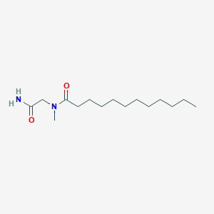 molecular formula C15H30N2O2 B1648438 N-(2-amino-2-oxoethyl)-N-methyldodecanamide 