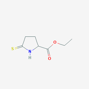 molecular formula C7H11NO2S B1648446 Ethyl 5-Thioxopyrrolidine-2-carboxylate 