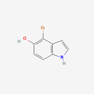 molecular formula C8H6BrNO B1648468 4-bromo-1H-Indol-5-ol 