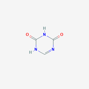 molecular formula C3H3N3O2 B016485 1,3,5-三嗪-2,4(1H,3H)-二酮 CAS No. 71-33-0