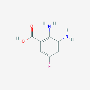 molecular formula C7H7FN2O2 B1648500 2,3-Diamino-5-fluorobenzoic acid CAS No. 177960-38-2