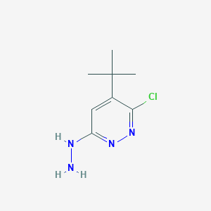 1-(5-Tert-butyl-6-chloropyridazin-3-yl)hydrazine