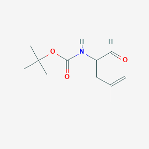 molecular formula C11H19NO3 B1648532 Tert-butyl 4-methyl-1-oxopent-4-en-2-ylcarbamate 