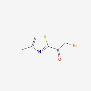 molecular formula C6H6BrNOS B1648535 2-Bromo-1-(4-methylthiazol-2-YL)ethanone 