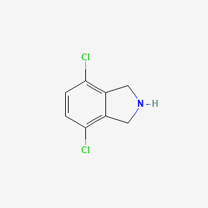 molecular formula C8H7Cl2N B1648543 4,7-dichloro-2,3-dihydro-1H-isoindole 