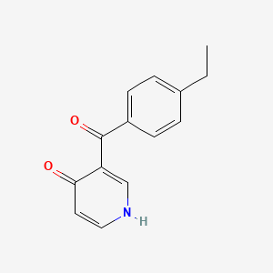 (4-Ethylphenyl)(4-hydroxy-3-pyridinyl)methanone