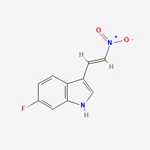 (E)-6-fluoro-3-(2-nitrovinyl)-1H-indole