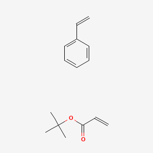 molecular formula C15H20O2 B1648560 Tert-butyl prop-2-enoate;styrene CAS No. 697765-49-4