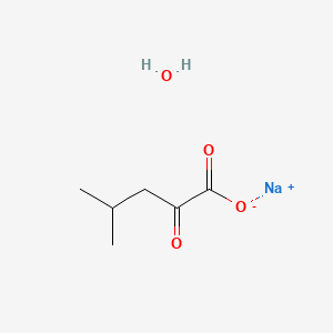 molecular formula C6H11NaO4 B1648569 4-Methyl-2-oxopentanoic acid sodium salt hydrate 