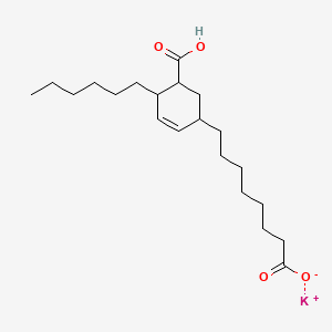 Potassium 5-carboxy-4-hexylcyclohex-2-ene-1-octanoate