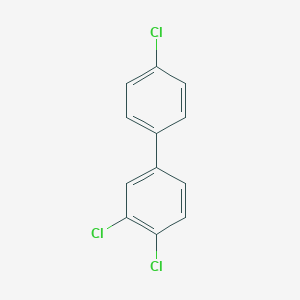 molecular formula C12H7Cl3 B164859 3,4,4'-三氯联苯 CAS No. 38444-90-5