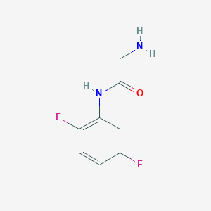 molecular formula C8H8F2N2O B1648590 2-Amino-N-(2,5-difluorophenyl)acetamide CAS No. 1016800-19-3